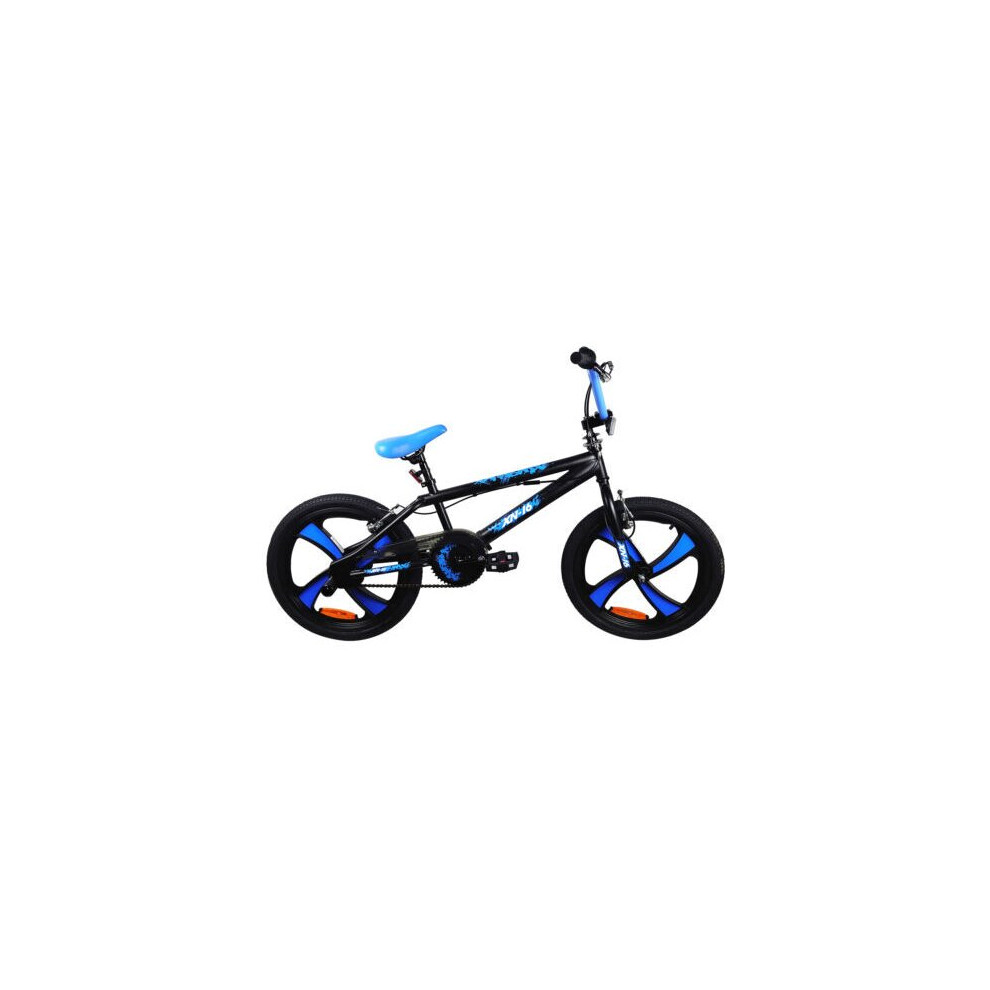 XN-16-20 BMX Unisex Freestyle Bike 20" Wheel - Black/Blue-image-OPC-P8MPGYY-NEW