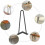 4X Steel Hairpin Legs for Table Furniture Double Weld Table Legs 41cm 2