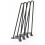 4X Steel Hairpin Legs for Table Furniture Double Weld Table Legs 41cm 8
