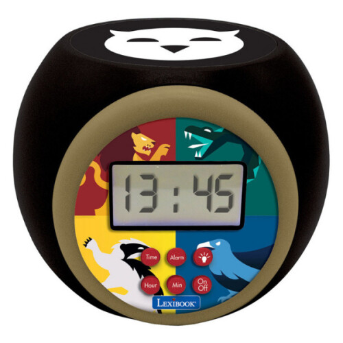 Lexibook Harry Potter Toy Night Light Projector Clock with Timer