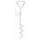 (2) Large Strong Metal Tent Ground Peg Camping Tenting 1