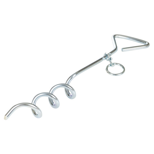 (2) Large Strong Metal Tent Ground Peg Camping Tenting 1