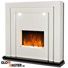Electric Fire Fireplace Inset Standing Surround LED Lights Lighting Living Room