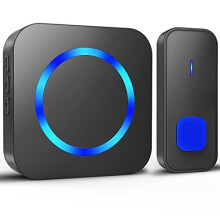 Wireless Doorbell, Waterproof Doorbell Battery Operated at 1300ft Long Range, Plug in Electric Door Bell Chime Kit with 55 melodies 5 Volume