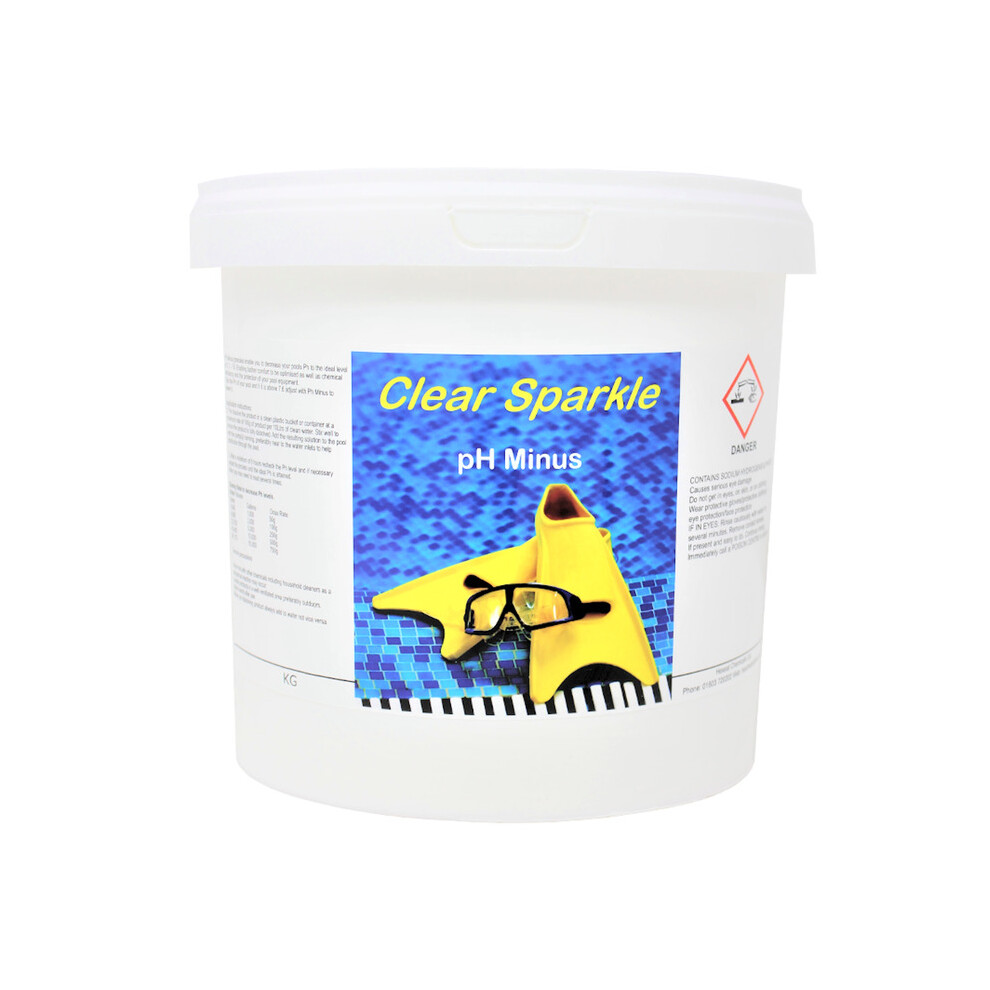 Hexeal pH MINUS | 7kg Bucket | pH - Reducer for Swimming Pools, Spas, Hot Tubs