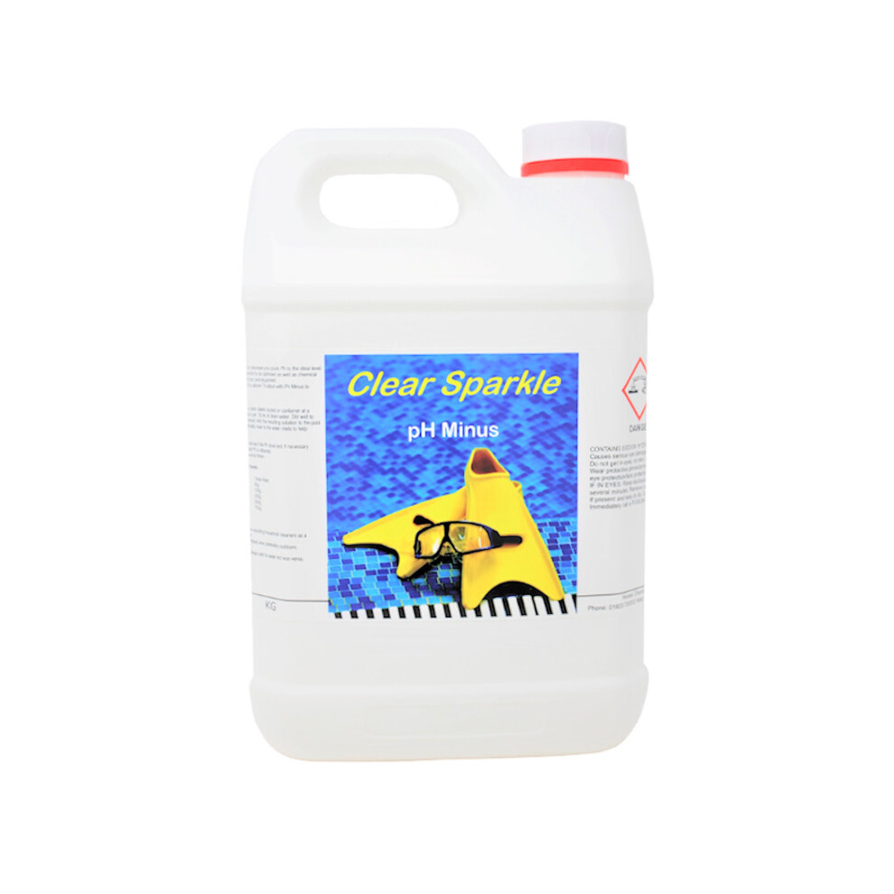 Hexeal pH MINUS | 7kg Bottle | pH - Reducer for Swimming Pools, Spas, Hot Tubs