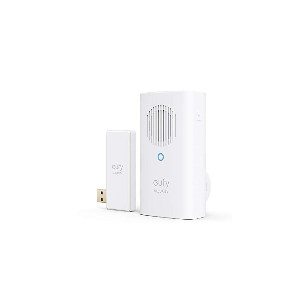 eufy Security Video Doorbell Chime, Add-on Chime, Requires eufy Security Video Doorbell 2K (Battery Powered), Simultaneous Ringtone, Adjusta