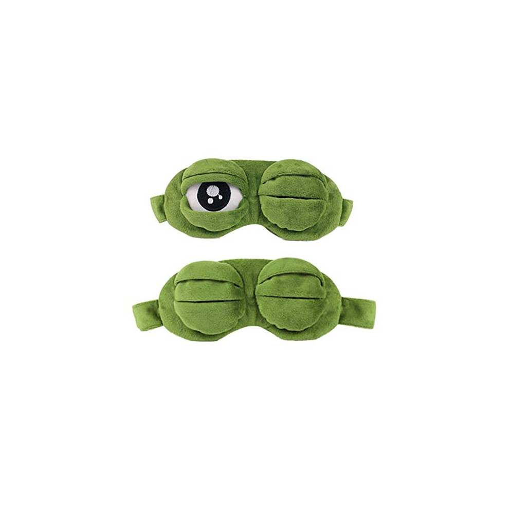 Linian 3D Frog Eye Mask Cover Sleeping Rest Sleep Anime Funny Gift