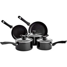 5-Piece Non Stick Induction Cookware Set - Including Frying Pan, Saucepan and Casserole with Lids, PFOA&BPA Free