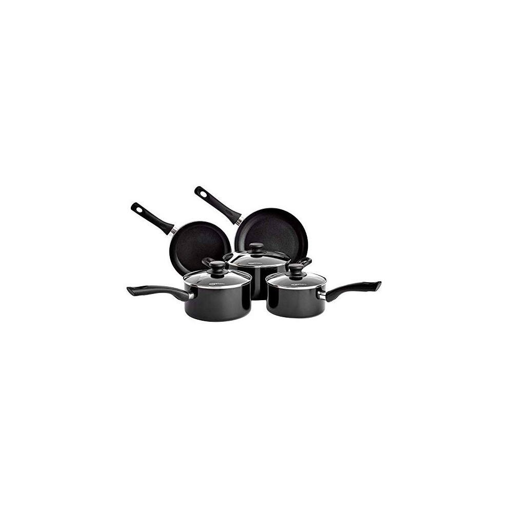 Amazon 5-Piece Non Stick Induction Cookware Set - Including Frying Pan, Saucepan And Casserole With Lids, Pfoa&Bpa Free