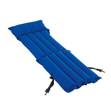 Bestway Camping Airbed & Chair Quick Inflation Sleep Mattress with Built-In Pillow, Blue