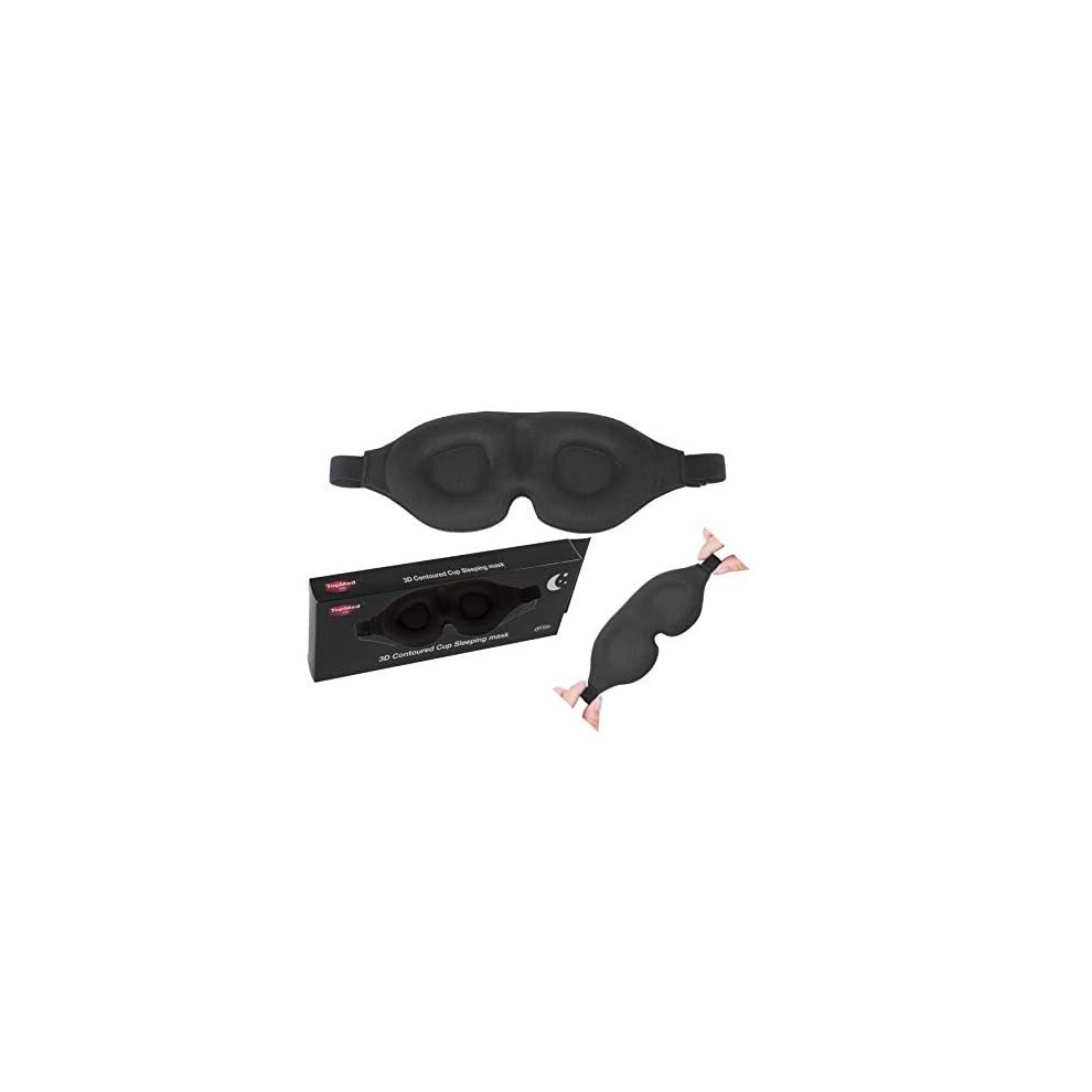 Topmed Ets Sleep Eye Mask For Men Women, 3D Contoured Cup Sleeping Mask