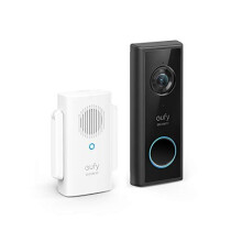 eufy Security, Battery Video Doorbell Kit with Chime, Wire-Free Doorbell, with Wireless Chime, Wi-Fi Connectivity, 1080p-Grade Resolution, N