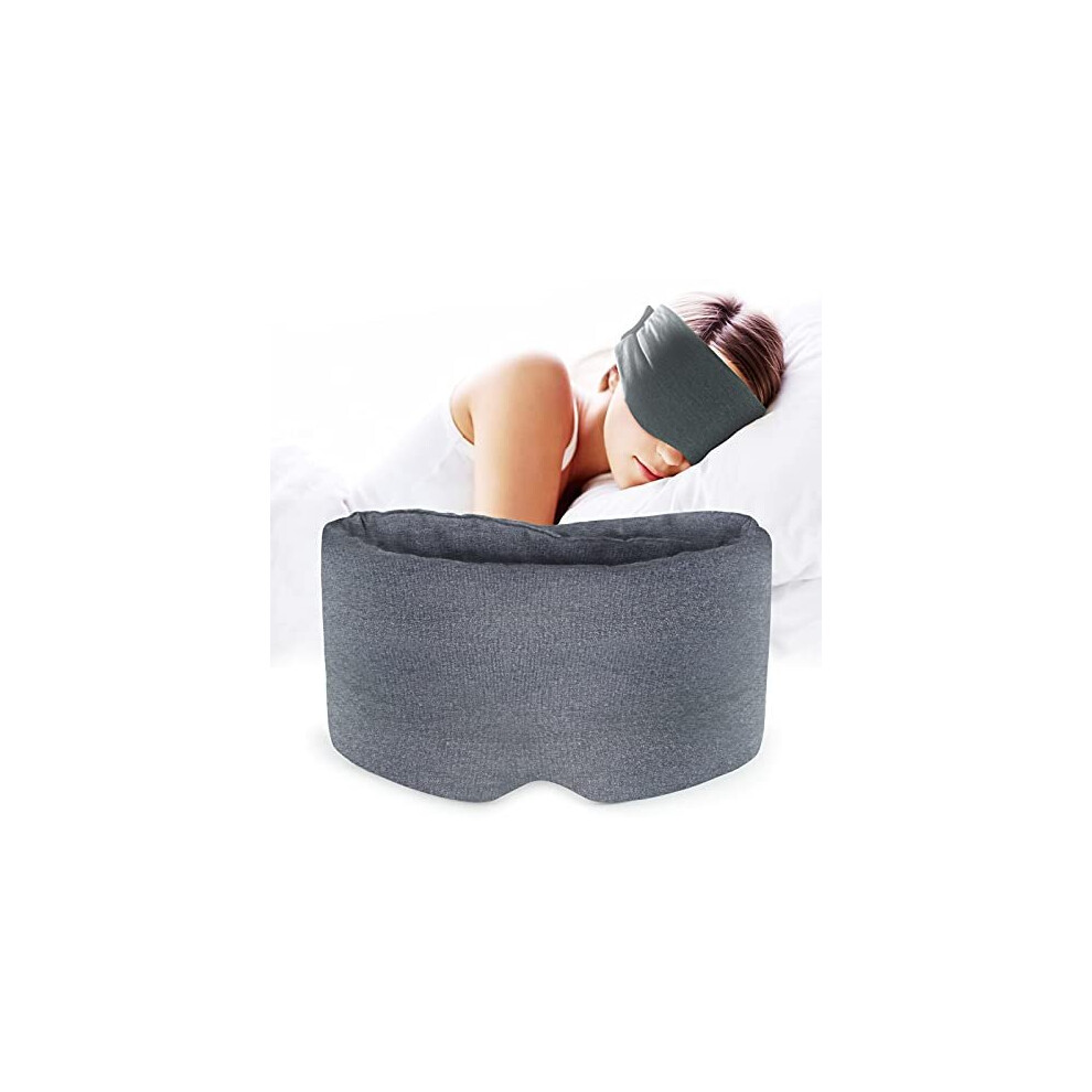 Sysrion Sleep Eye Mask - Ultra Soft Comfortable Sleeping Mask For For Home Sleep Travel Shift Work, Nose Pad Designed Blocking Eye Bli Light