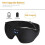 Sovhörlurar Bluetooth-ögonmask, 3D-sovmask Bluetooth 5.0 sovhörlurar med timer, Trådlös musikuppspelning sovhörlurar med B 3