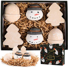 BODY & EARTH Bath Bombs Gift Set - Handmade Bubble and Floating Fizzies Spa Kit, Birthday Valentines Mothers Day Anniversary Christmas Gifts for