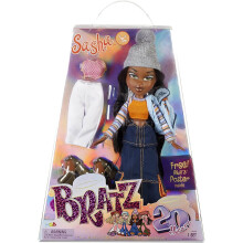 Bratz 20 Yearz Special Anniversary Edition Original Fashion Doll Sasha com acess  rios e p  ster hologr  fico | Boneca colecion  vel | para coleciona