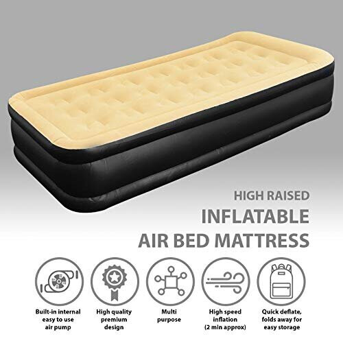 ALBERT AUSTIN Blow Up Bed Inflatable Mattress Luxury And Waterproof Air ...