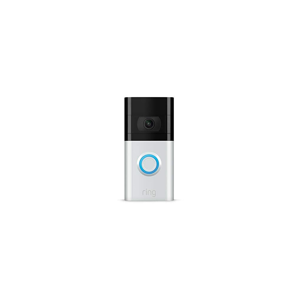 Ring Video Doorbell 3 by Amazon | HD video, improved motion detection, and easy installation | With 30-day free trial of Ring Protect Plan