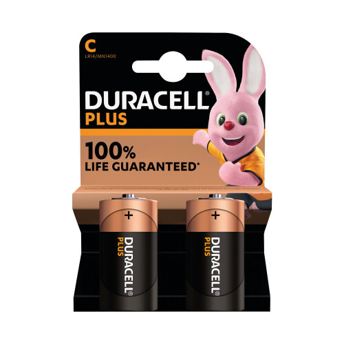 Duracell Duracell Plus C Batterien, LR03 - 2er Blister