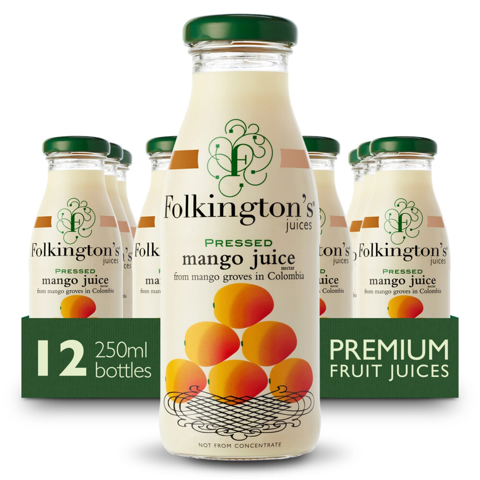 Folkingtons Mango Nectar Juice - 12x250ml