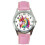 TAPORT Unicorn Pink Leather Band Quartz Watch E1 1