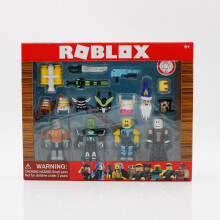 (2# Robot-With Box) Roblox Game Figma Oyuncak Champion Robot Mermaid Playset Action Mini Figure Toy