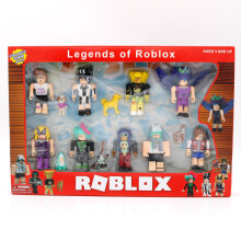 (6# Legend of Roblox-With Box) Roblox Game Figma Oyuncak Champion Robot Mermaid Playset Action Mini Figure Toy