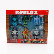 (1# Champion-With Box) Roblox Game Figma Oyuncak Champion Robot Mermaid Playset Action Mini Figure Toy