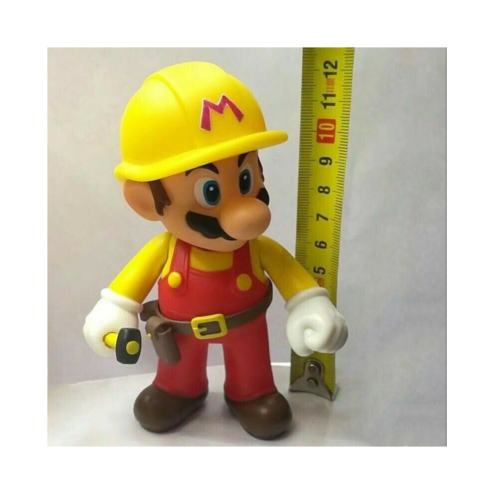 (Super Mario Maker 5'') New Super Mario Bros. Odyssey Collectible Plastic PVC Action Figure Doll Kid Toy