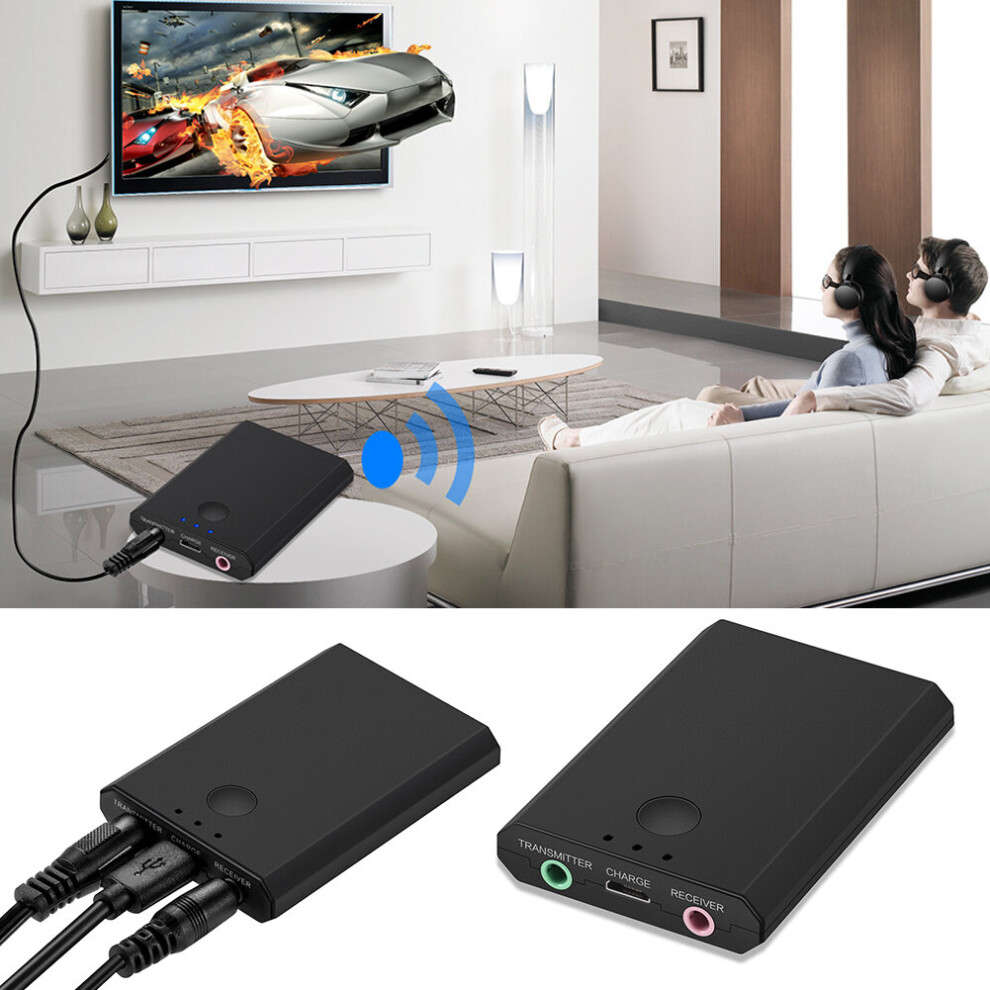 2-In-1 3.5Mm Aux Rca Hifi Music Wireless Bluetooth-Compatible Transmitter Receiver Adapter 9424349212787