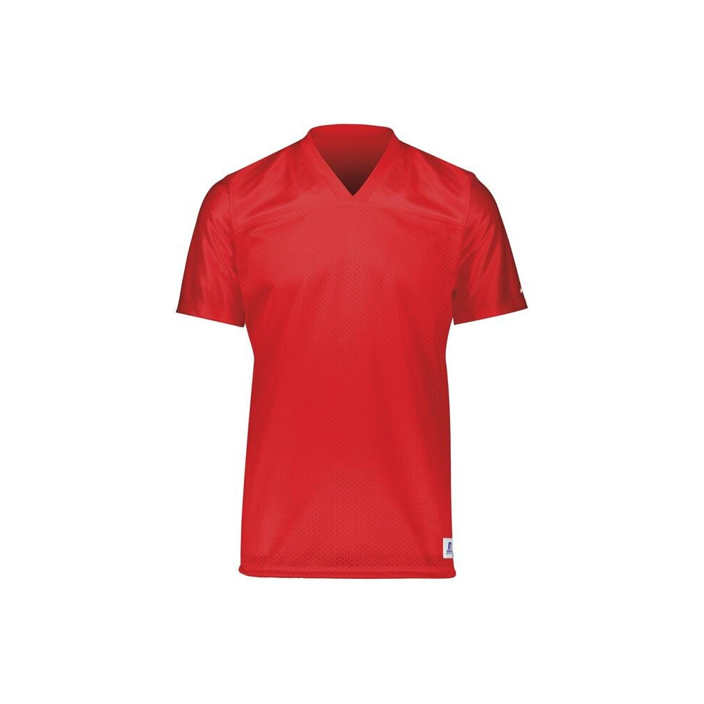 Photos - Football Kit Adult Solid Flag Football Jersey, True Red - Small AN1785327