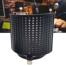 Sound-absorbing Cover Adjustable Noise Reduction U-shaped Recording Microphone Wind Screen for Studio