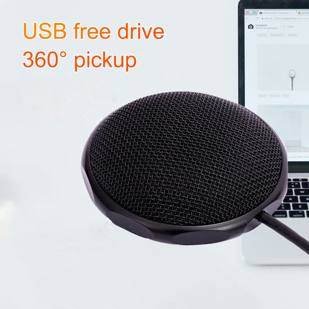 Condenser Microphone Sensitive Plug Play Metal Omnidirectional Computer Microphone For Conference 9424349213098