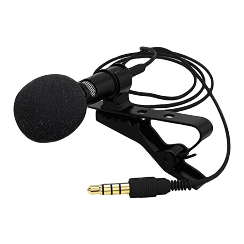 Microphone lavalier en métal, flexible et facile à utiliser, mains libres pour podcast 1