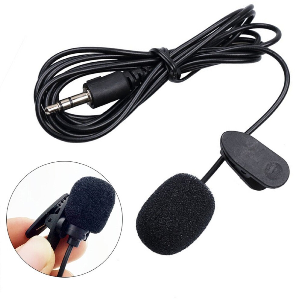 3.5Mm Wired Lapel Clip Omnidirectional Microphone Lavalier Mic For Loudspeaker 9424349215603