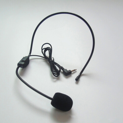 Portable 3.5mm Plug Headwear Microphone Voice Amplifier for iPhone Windows PC 2