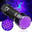 21-LED UV Black Light Flashlight for Pet Urine Stains, Currency Authentication & Scorpion Tracking — Aluminum Alloy Body 3