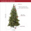 (Green) The Christmas Workshop 6ft Pre-Lit Christmas Trees 8