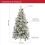 (Snowy) The Christmas Workshop 6ft Pre-Lit Christmas Trees 7