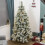 (Snowy) The Christmas Workshop 6ft Pre-Lit Christmas Trees 1