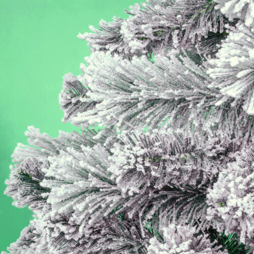 (Snowy) The Christmas Workshop 6ft Pre-Lit Christmas Trees 2