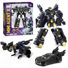 (Black) 5 Styles Miniforce X Lucybot Lucy Bot Ranger Transformer Machine Car Robot Toy