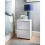Spot On Dealz White High Gloss 2 Drawer Bedside Table Lamp Nightstand White Bedroom 1