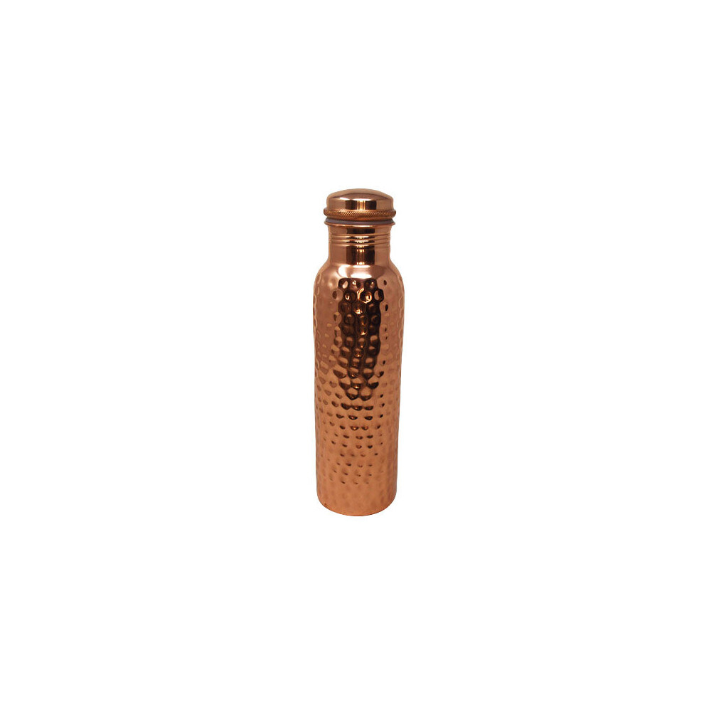 Copper Bottle Flask 1L with Screw On Cap Ayurvedic Health