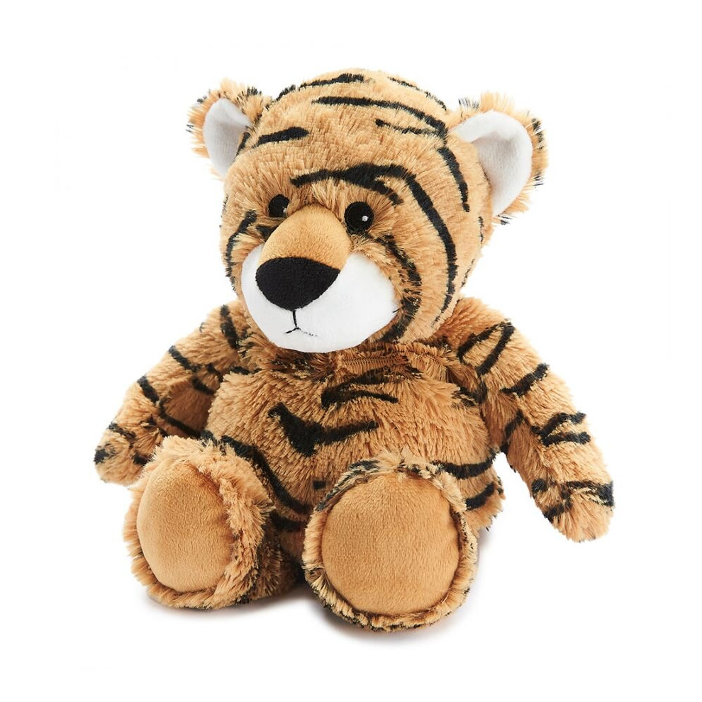 Plush 13 Inch Orange Tiger Soft Lavendar Scented Microwavable Heatable Cuddly Teddy