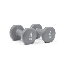 (2 x 4kg) Reebok Dumbbells Hand Weights Lifting 1-5 kg Pairs