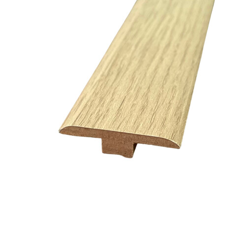 (0.9m, San Diego Oak) Solid Laminate/Wood Floor MDF Threshold Strip T Bar 2