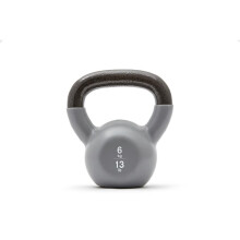 (6kg) Reebok Kettlebell Cast Iron Vinyl Coated Fitness Gym Workout 1-5kg