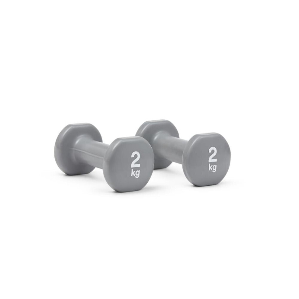 Reebok (2 X 2Kg) Dumbbells Hand Weights Lifting 1-5 Kg Pairs